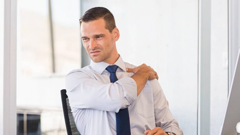 neck and shoulder tension
